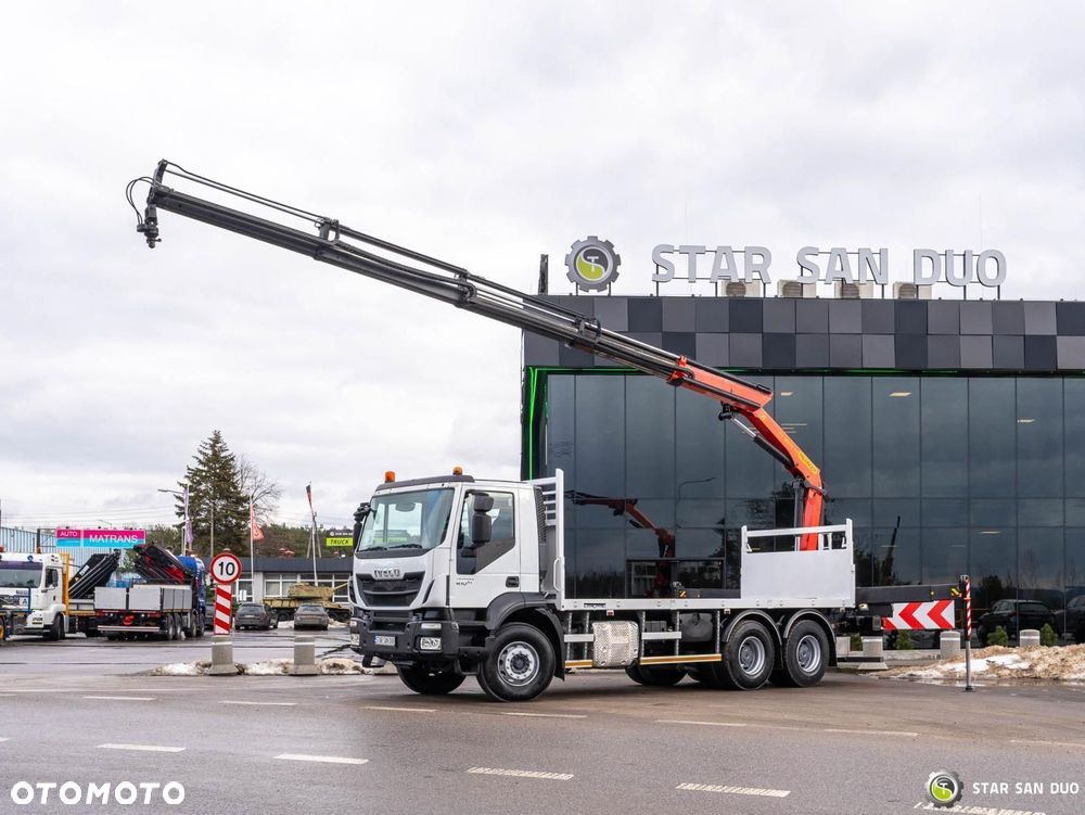 Iveco TRAKKER 410 6x4 Palfinger PK 18002 EH HDS Żuraw Rotator - 3