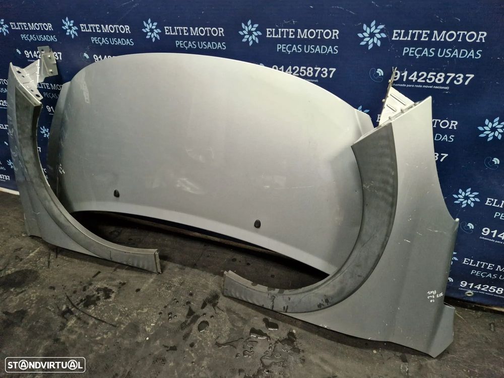 Frente completa usada PEUGEOT 207 1.6 HDI capot parachoques oticas guarda lamas radiador - 10