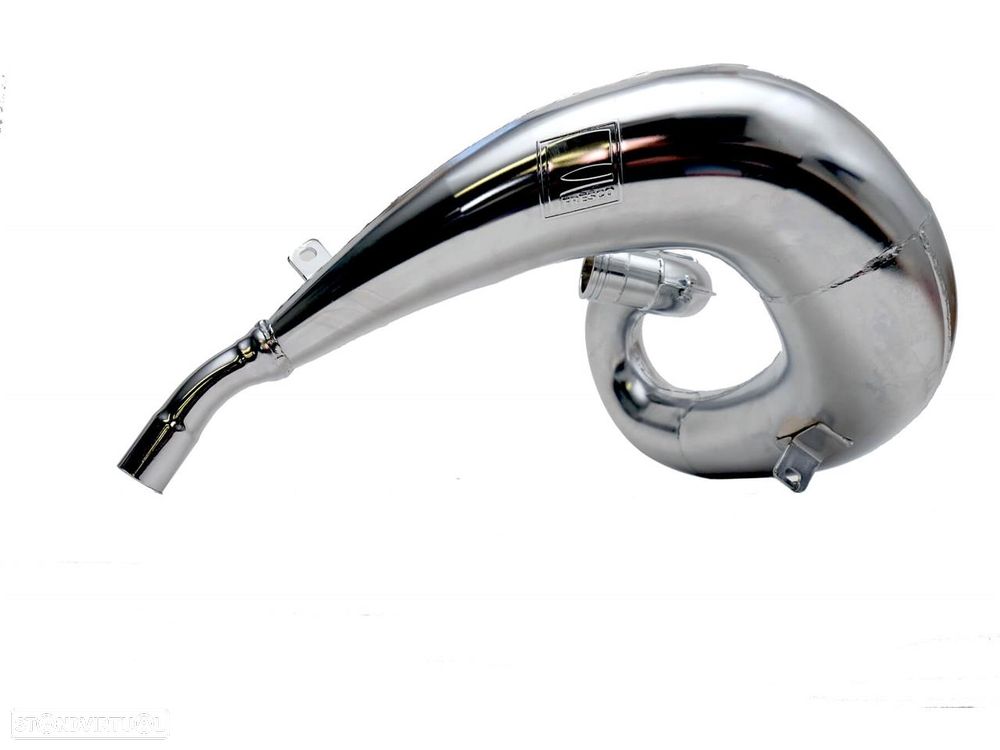 balao de escape fresco cromado husqvarna / ktm - 1