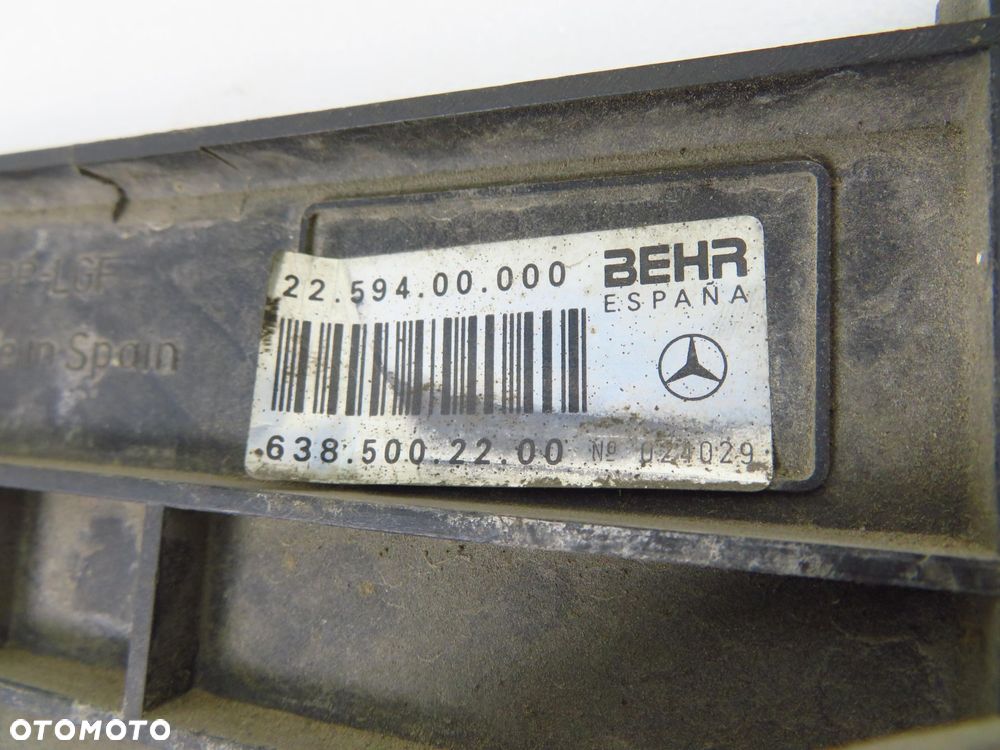 WENTYLATOR CHŁODNICY MERCEDES VITO  2.3 d 6385002200 - 5