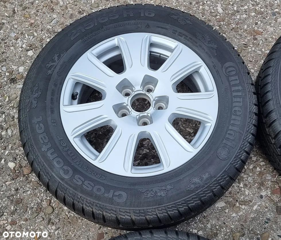 4x koła felgi opony zima Audi Q3 SQ3 Q2 Q5 VW Seat Skoda Continental CrossContact Winter 215/65/16 215/65R16 5x112 - 3