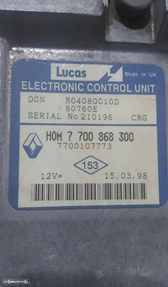 Centralina Motor Renault Kangoo (Kc0/1_) - 1