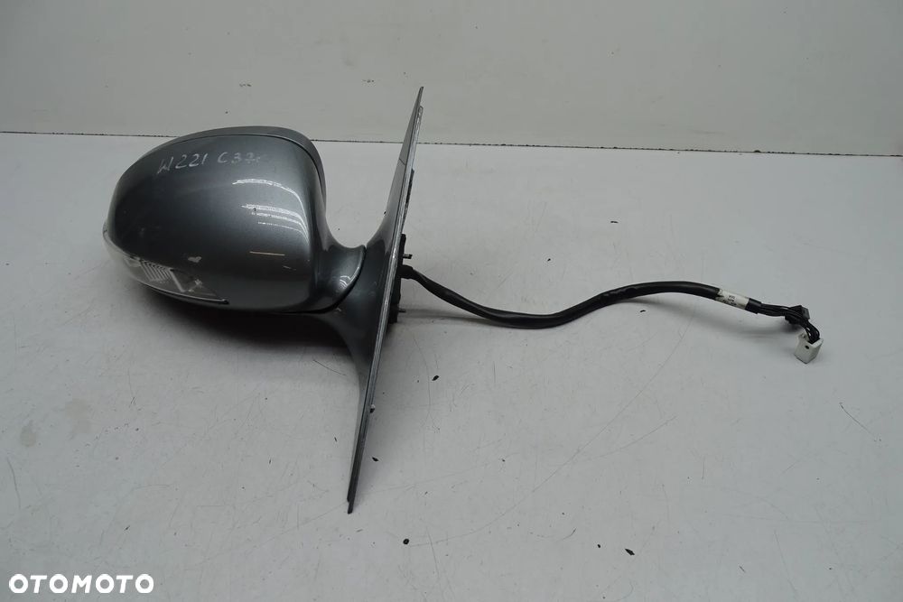 MERCEDES S KLASA W221 Lusterko Prawe 8+9 PIN Kolor C370 - 2