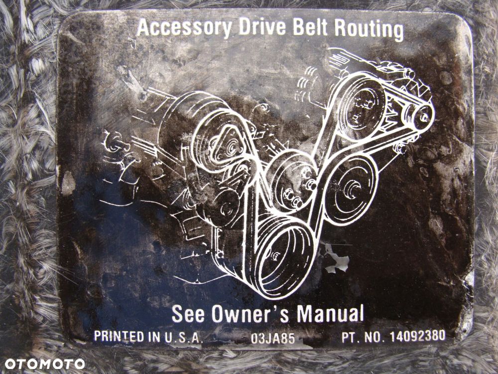 pas przedni wzmocnienie czołowe corvette c4 - 5