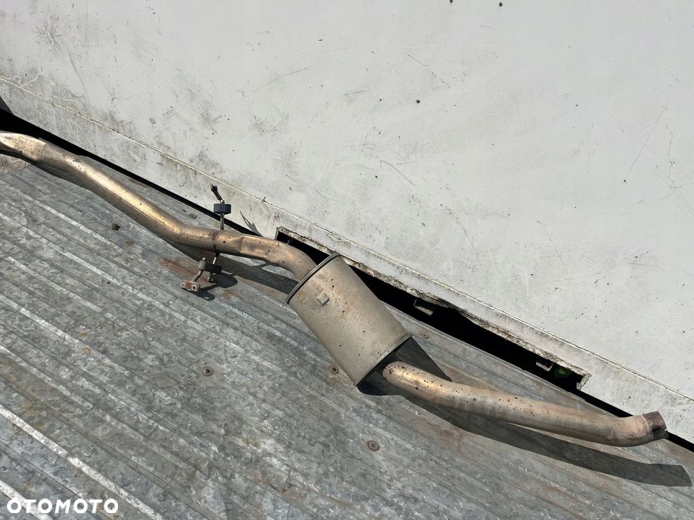 Wydech koncowy tlumik srodkowy rura BMW X3 E83 2.0 D M47 ORG KPL BDB - 5