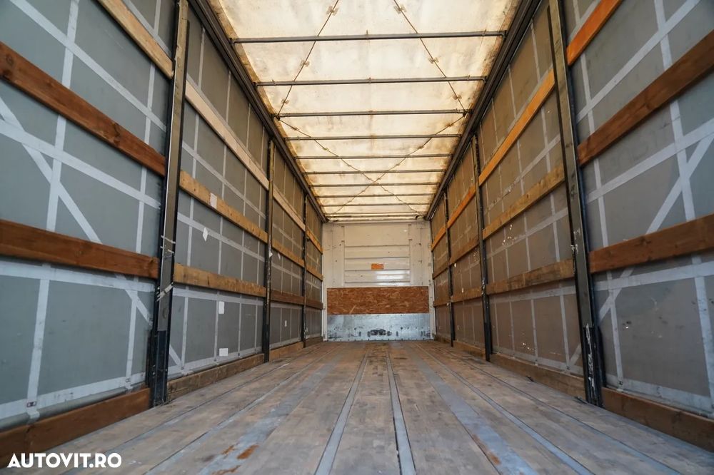 Fruehauf CITYLINER CORTINĂ / 1 AXĂ / DIRECȚIE / LUNGIME 11 M / CUREA CĂRUCIOR / PODEA REZISTENTĂ - 15