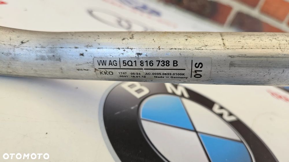 VW Golf VII 7 1.6 TDI 105 KM CLH CLHA Przewód klimatyzacji Rurka klimy 5Q1816738B - 4