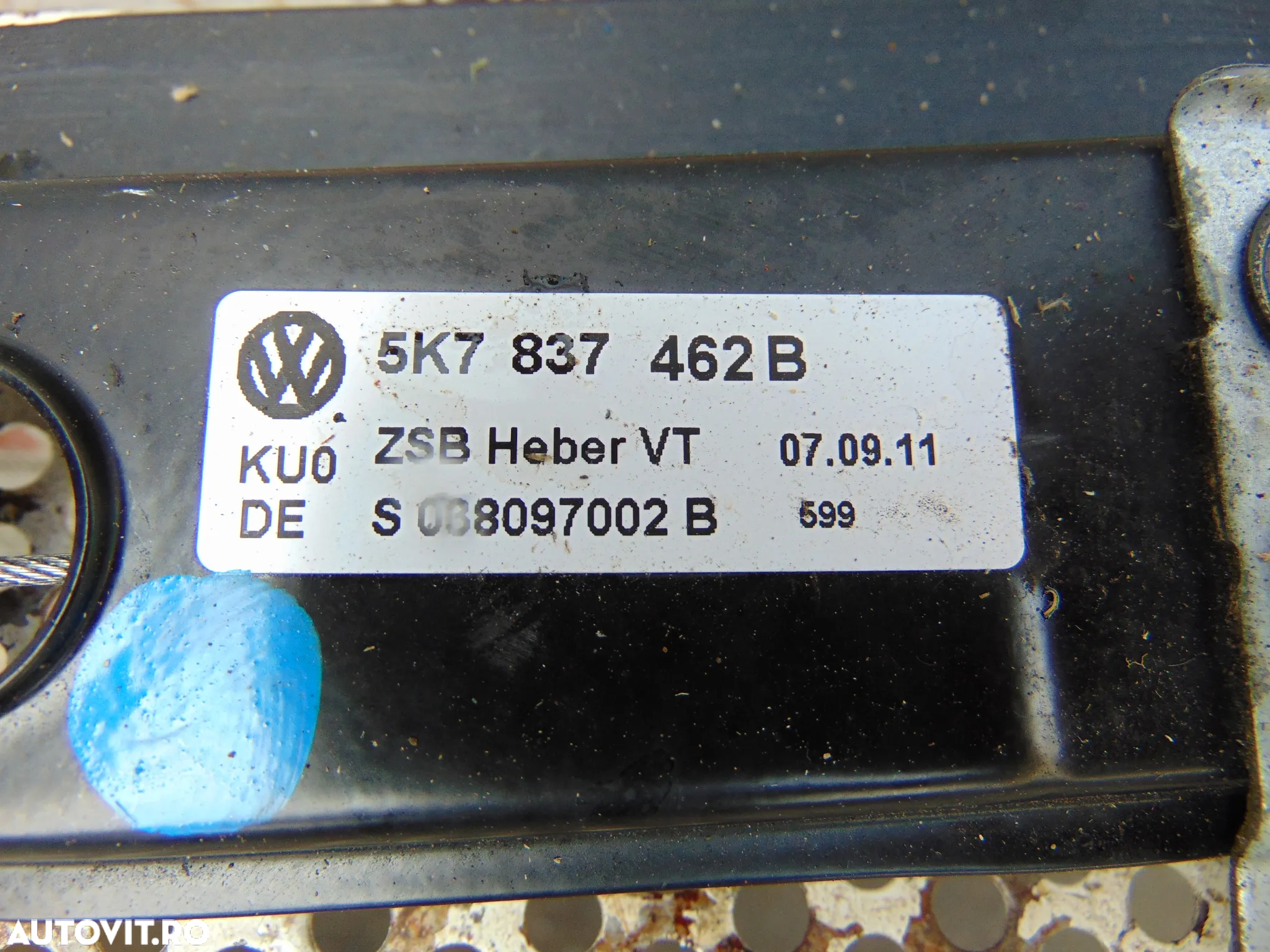 Macara VW Golf 6 Cabrio macara geam dreapta cu motoras cod 5k0959793a - 3