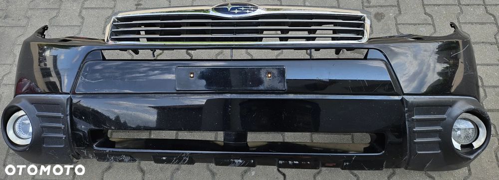 Subaru Forester III 3 zderzak przód przedni grill halogen - 1
