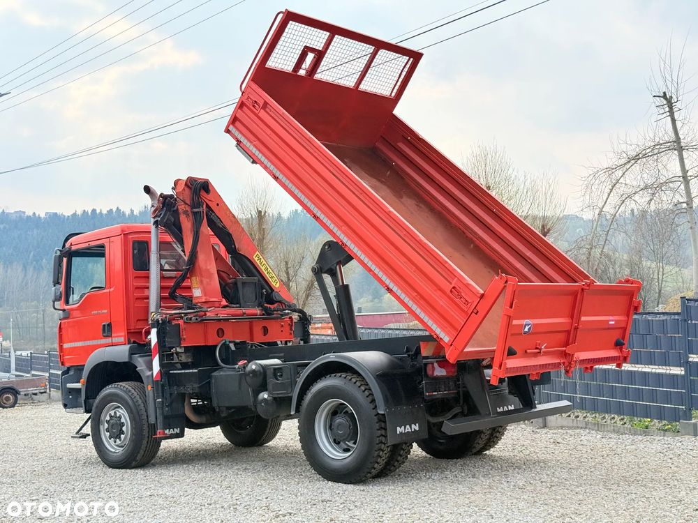 MAN * TGM 18-280 MAN 4x4 HDS Palfinger PK10500 * Kiper Wywrotka * Bardzo Dobry Stan - 23
