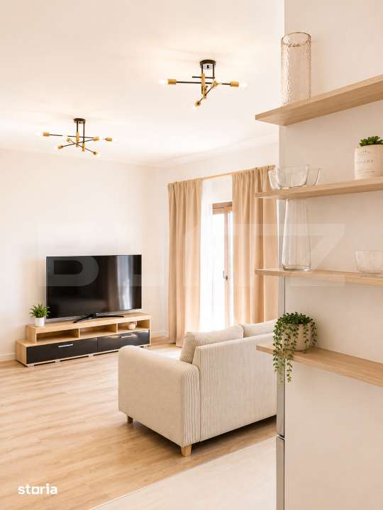 Apartament 2 camere, 46.90 mp, complet utilat si mobilat, zona Braytim — fotografia 1