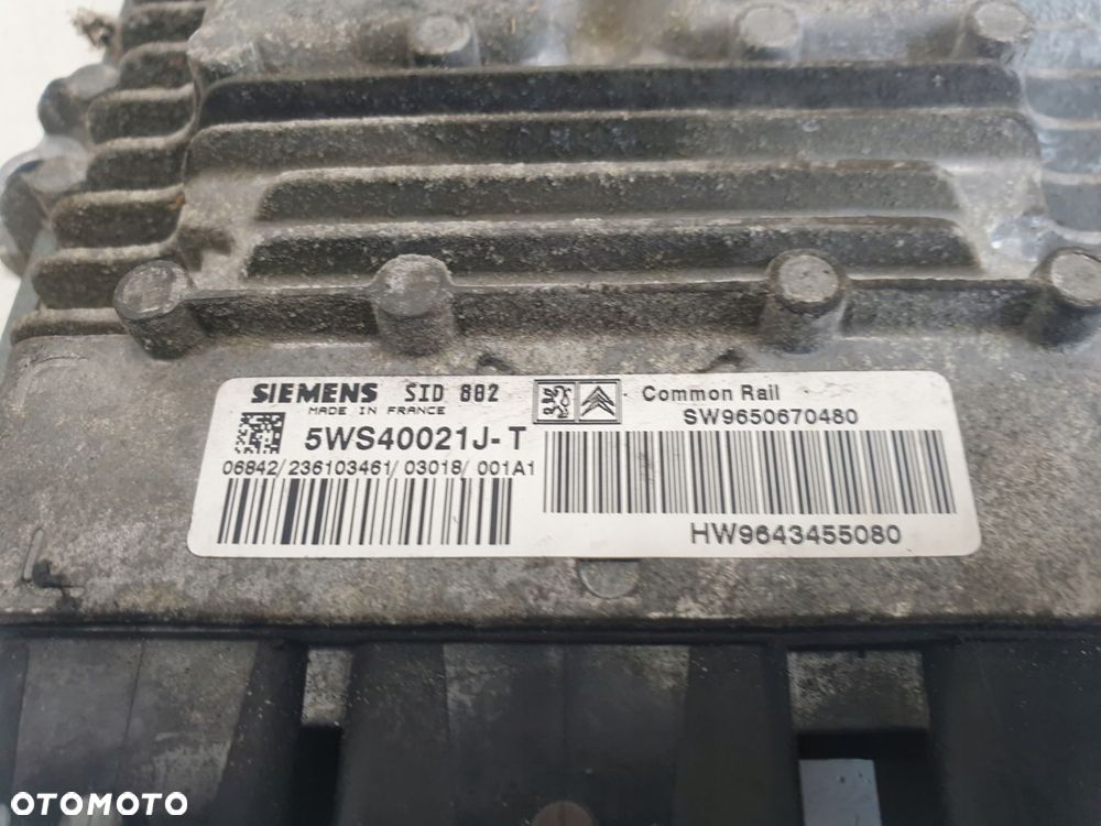Citroen C3 1.4 HDI KOMPUTER SILNIKA 5WS40021J-T - 14