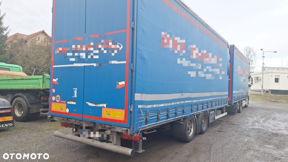 Volvo 500 FH4 Tandem 6x2 + Przyczepa Firanka 7.8+7.8 Zestaw Przestrzenny 120m3 - 4