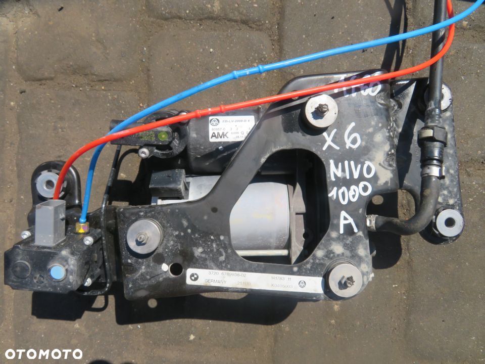 POMPA KOMPRESOR ZAWIESZENIA X6 I E71 4.0 D xDRIVE 80957 37206789938 NIVO BMW 2007-2011 - 4