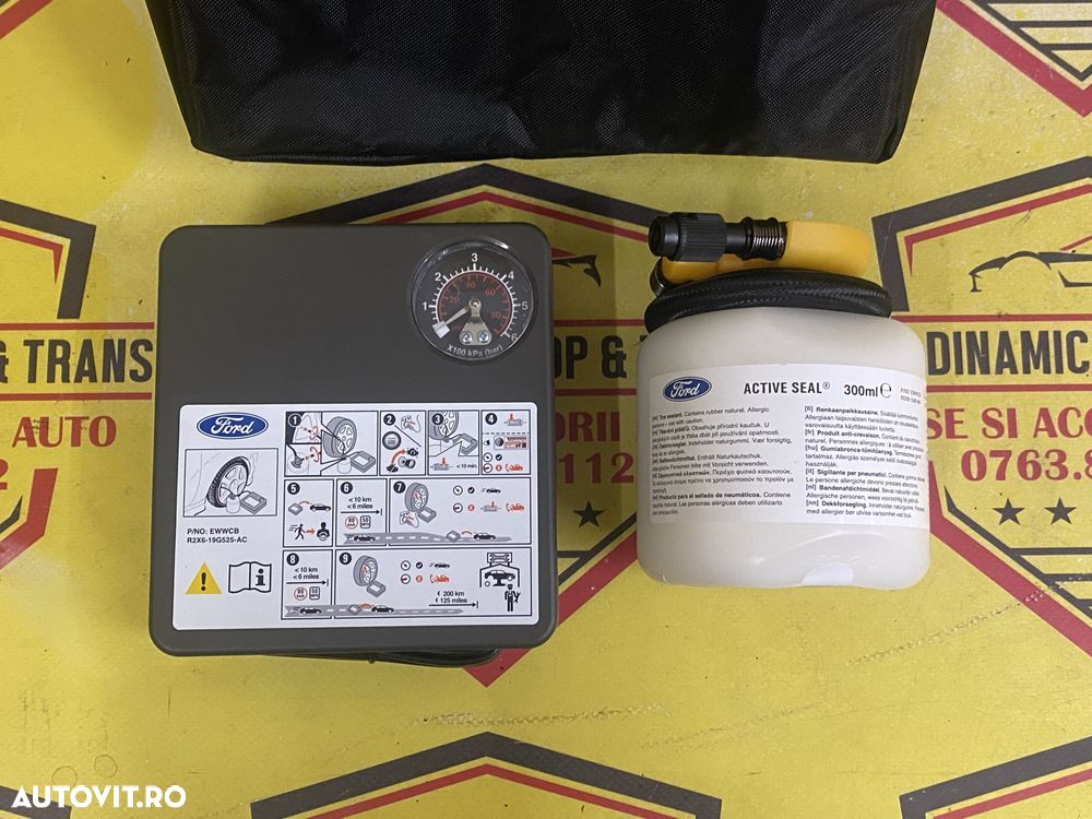 Kit pana compresor auto umflat roti OE Ford neutilizat kit pana 12V120 - 3