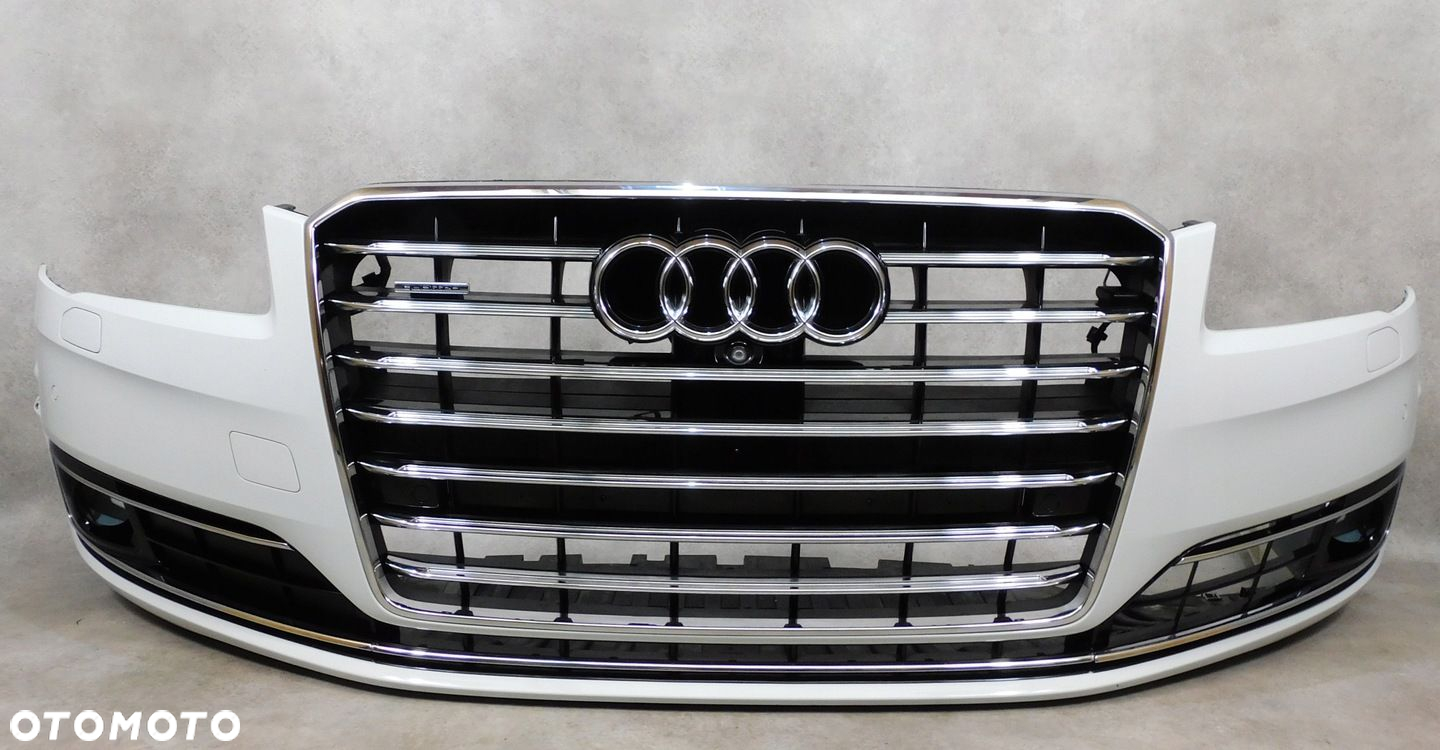 AUDI A8 D4 4H LIFT KOMPLETNY PRZÓD ZDERZAK LAMPY MASKA PAS LS9R MATRIX - 14