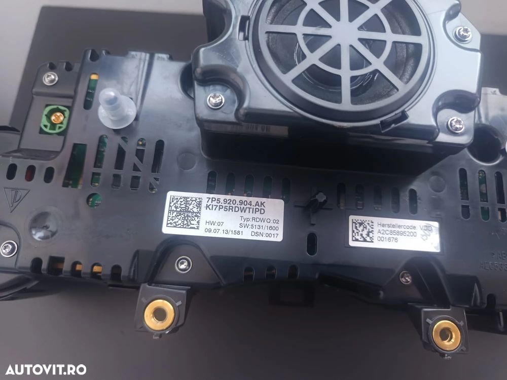 Ceasuri bord Porsche Cayenne 3.0 Diesel 2012 Cod: 7P5920904AK - 4