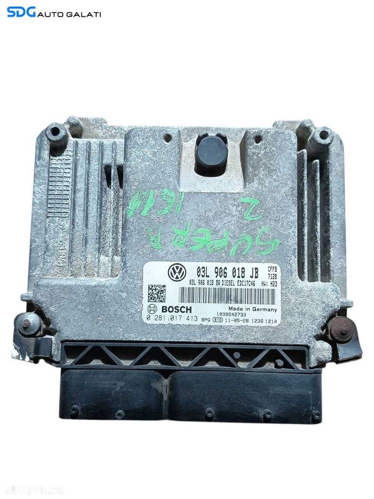ECU Calculator Motor Volkswagen Caddy 2.0 TDI CFFA CFFB 2010 - 2015 Cod 03L906018JB 0281017413 [L6790] [L6791] - 1