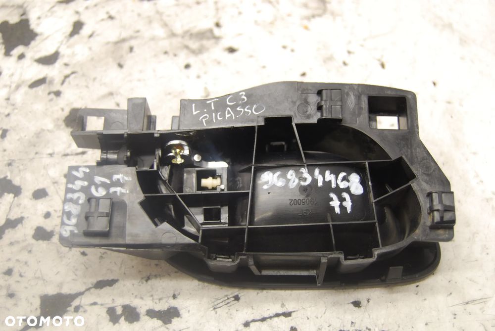 KLAMKA WEWNĘTRZNA LEWY PRZÓD TYŁ 9683446177 9683446877 CITROEN C3 PICASSO 2009R. - 4