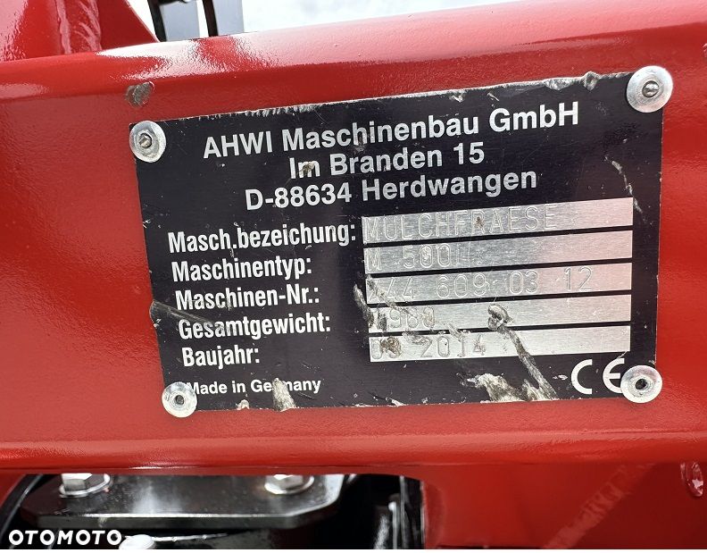 Inny AHWI MULCHFRAESE M-500 - 14