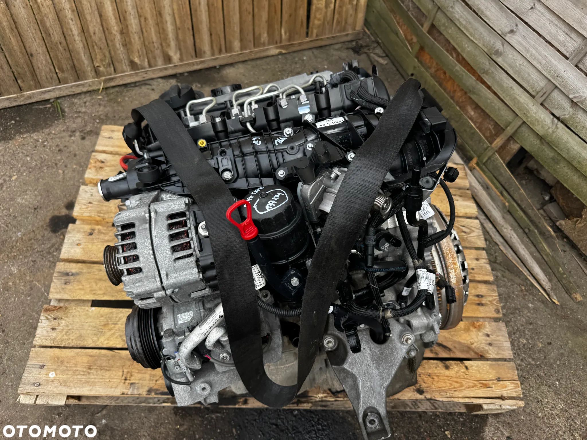 silnik n47d20c 2.0d bmw e60 e61 e90 e92 e87 177km kompletny 166 tys - 1
