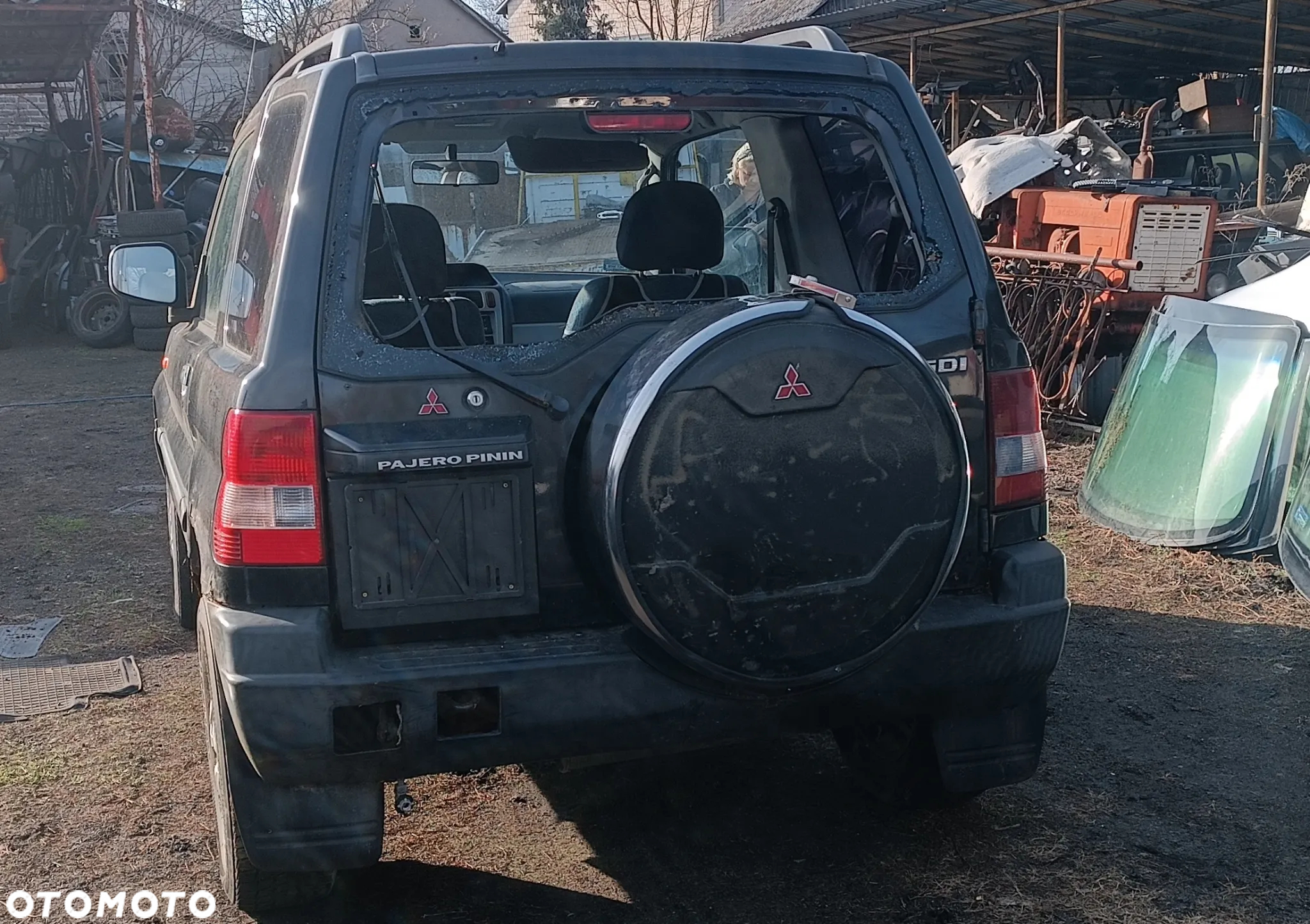 Mitsubishi Pajero Pinin 1,8 GDI Wszystkie części Mosty skrzynia szyby fotele zderzaki maska - 7