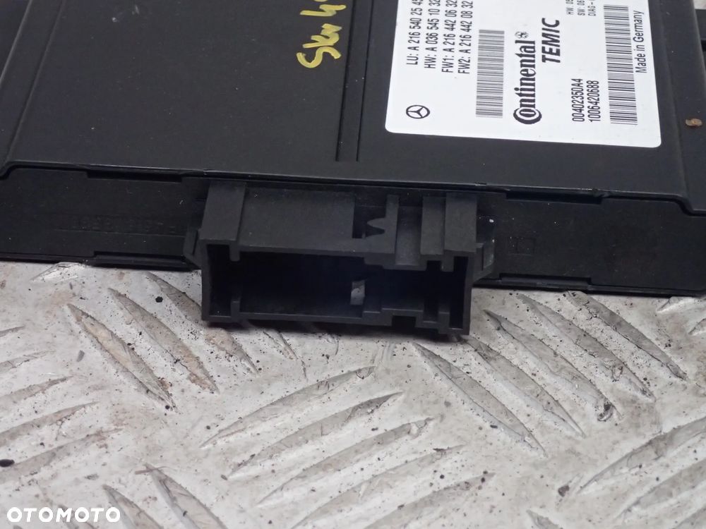 MERCEDES W 211 MODUŁ STEROWNIK GATEWAY A2115408545 - 2