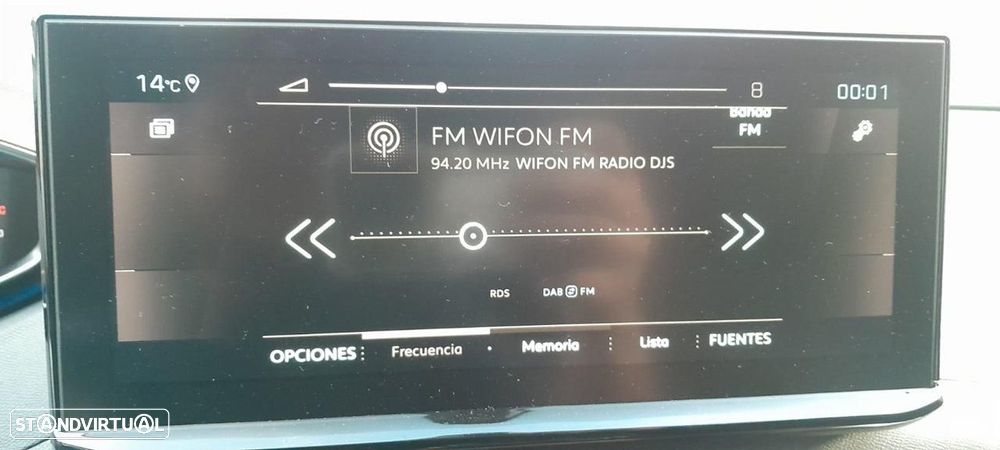 TELA/ECRÃ MULTIFUNÇÕES PEUGEOT 3008 - 1