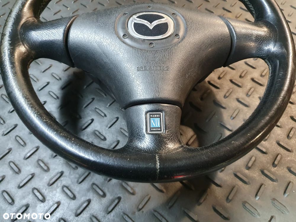 KIEROWNICA PODUSZKA AIR BAG SKÓRA NARDI TORINO MAZDA 323F BJ 01-03 MX5 - 6