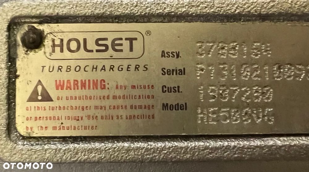 TURBOSPRĘŻARKA TURBO TURBINA DAF XF 106 460 510 1907280  2047386 HE500VG - 2