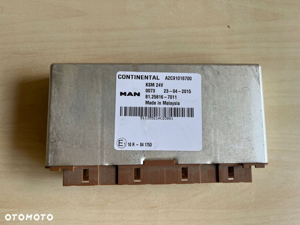 STEROWNIK KOMPUTER KSM MAN TGX TGS 81.25816-7011