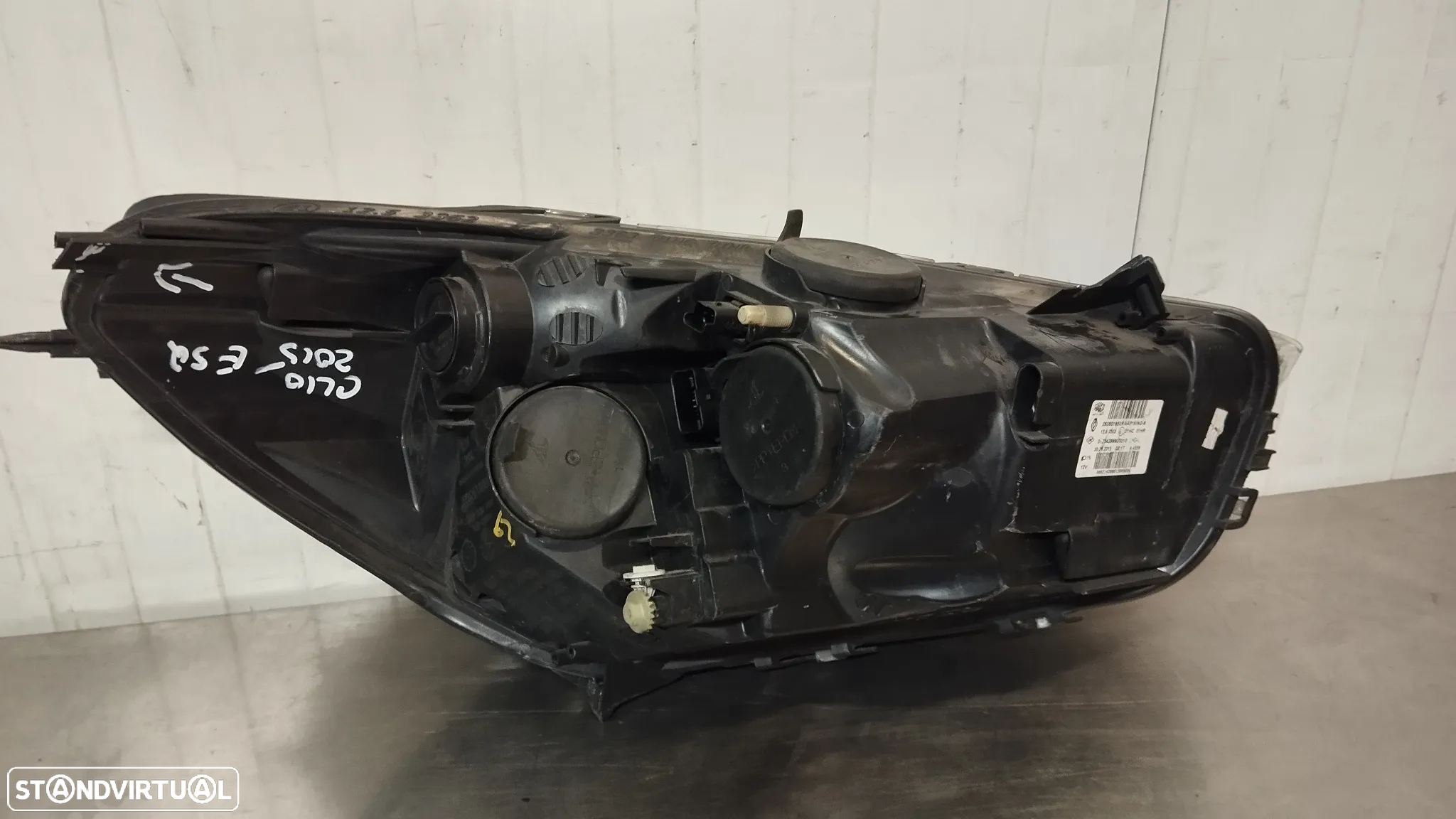 ÓPTICA / FAROL RENAULT CLIO IV FASE 1 12-16 REF. 260601850R APOIOS PARTIDOS - 2