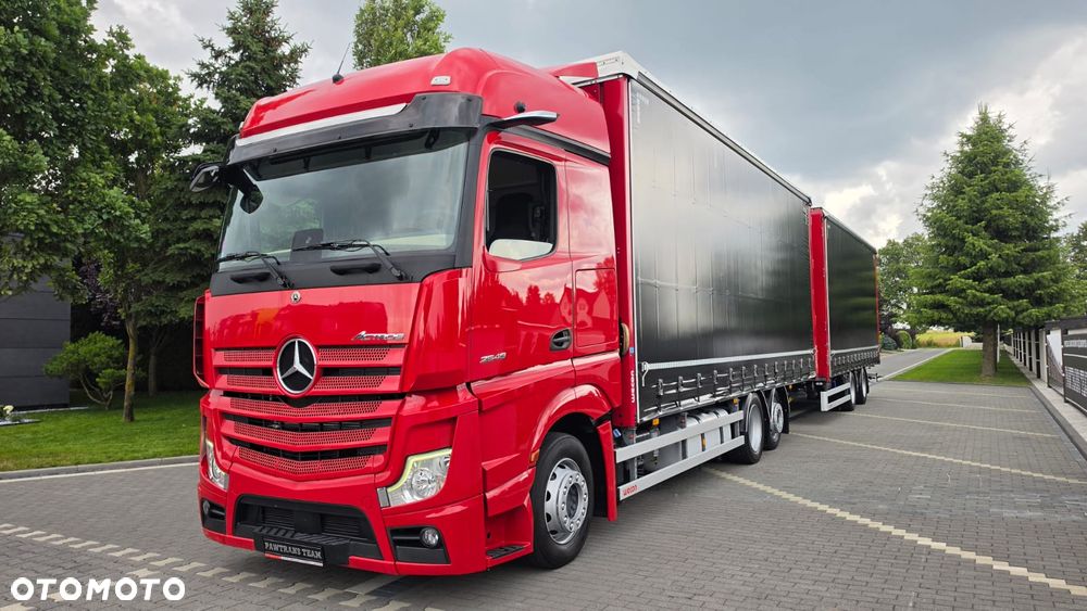 Mercedes-Benz ///ACTROS///2548///2022/// WECON///ZESTAW///TANDEM/// PRZEJAZDOWY///7.70+7.70/// KLIMATYZACJA POSTOJOWA/// WAGA///NAWIGACJA///STAN  BARDZO DOBRY - 1