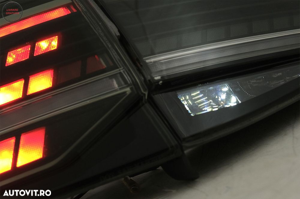 Stopuri Full LED VW Golf 7 7.5 VII (2012-2020) Facelift G7.5 Look Fumurii- livrare gratuita - 15