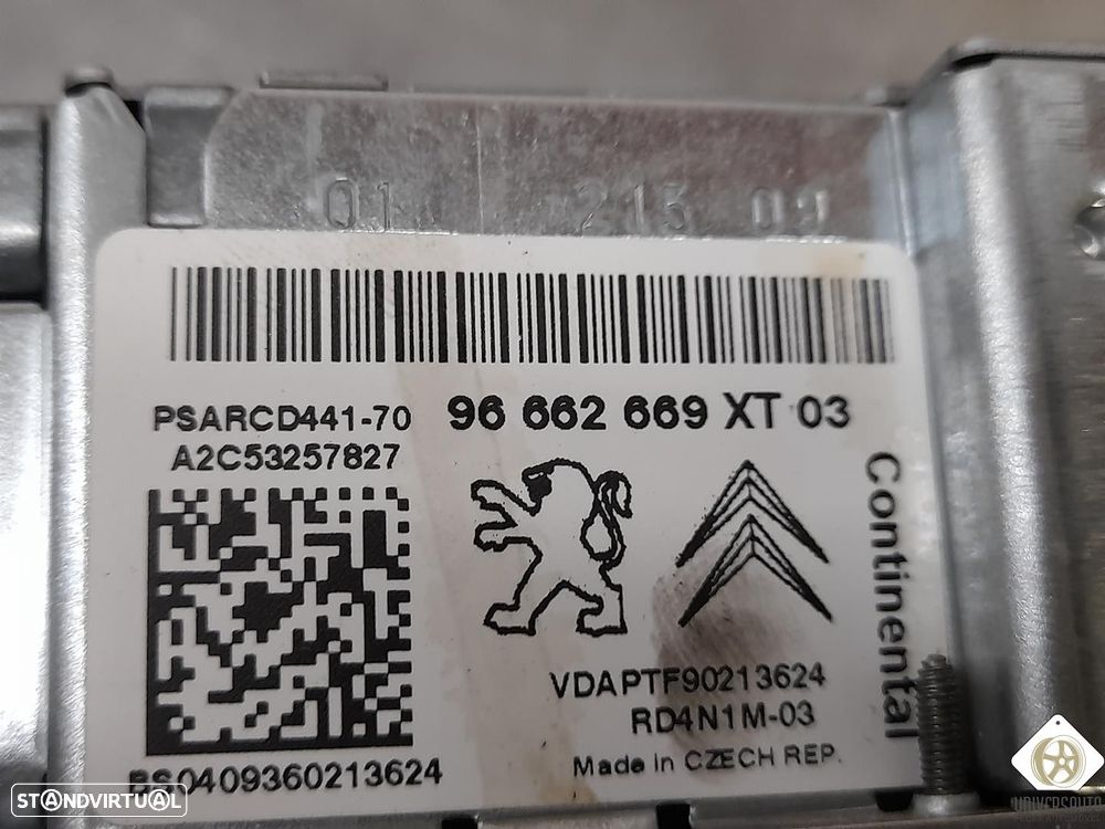 SISTEMA AUDIO / RADIO CD PEUGEOT 207 2009 - 3