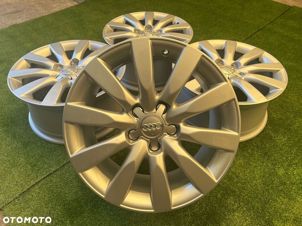 KOMPLET FELG FELGI ALU AUDI 8KO A4 17 ET47 5X112 ORYGINALNE - 4