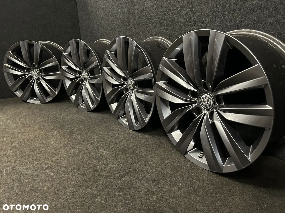 Alufelgi VW Arteon R-Line, Passat B8, B7, Tiguan, Sharan 18 cali 5x112 4szt. z czujnikami! - 2