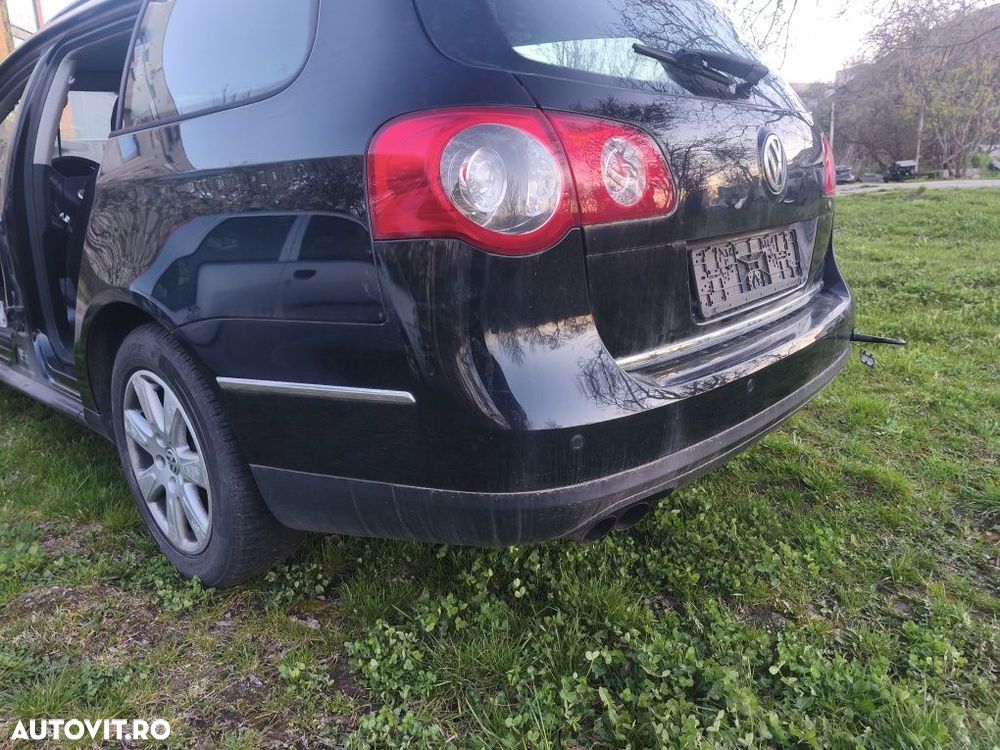 Bară spate Volkswagen Passat B6 break variant combi L041 negru - 3