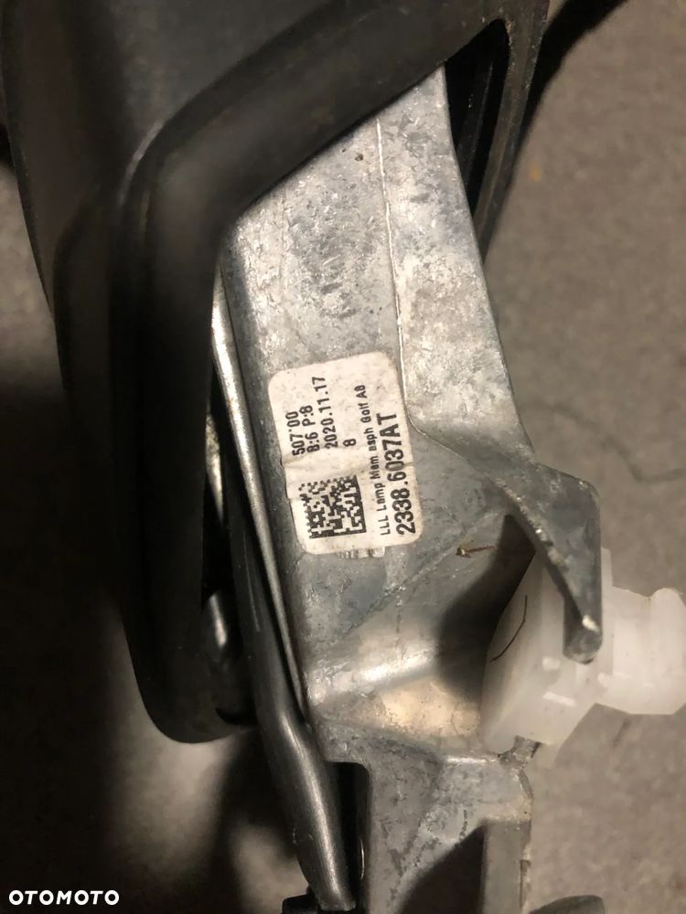 LUSTERKO PRZÓD PRZEDNIE LEWE VW GOLF VIII 8 11 KABLI 11 PINÓW 5H1857501BK - 8