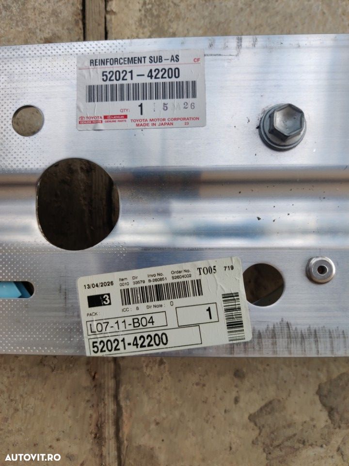 Intaritura intre lonjeroane Armatura bara fata Toyota RAV 4 RA50 2018-2025 Cod 52021-42200 - 7
