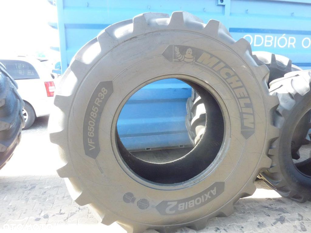 Opona używana rolnicza 650/85R38 MICHELIN AXIOBIB 2; 6000zł W3829 - 2