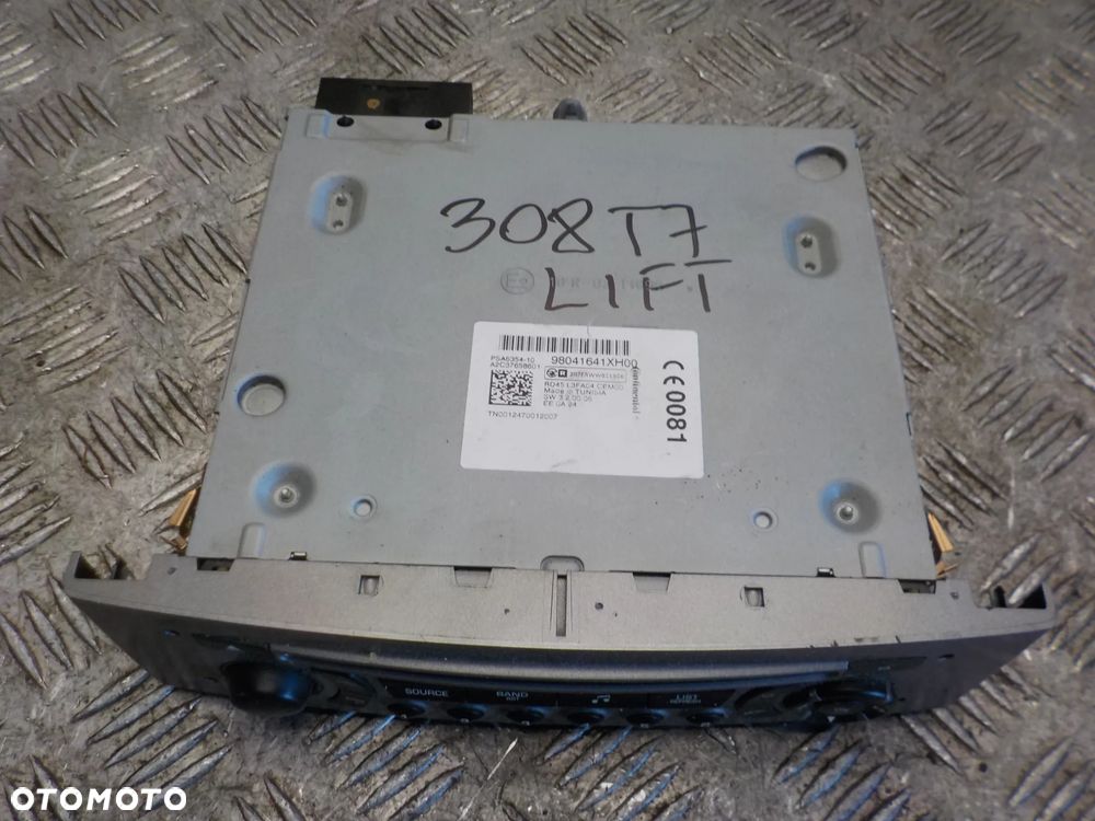 PEUGEOT 308 T7 RADIOODTWARZACZ 98041641XH00 - 3