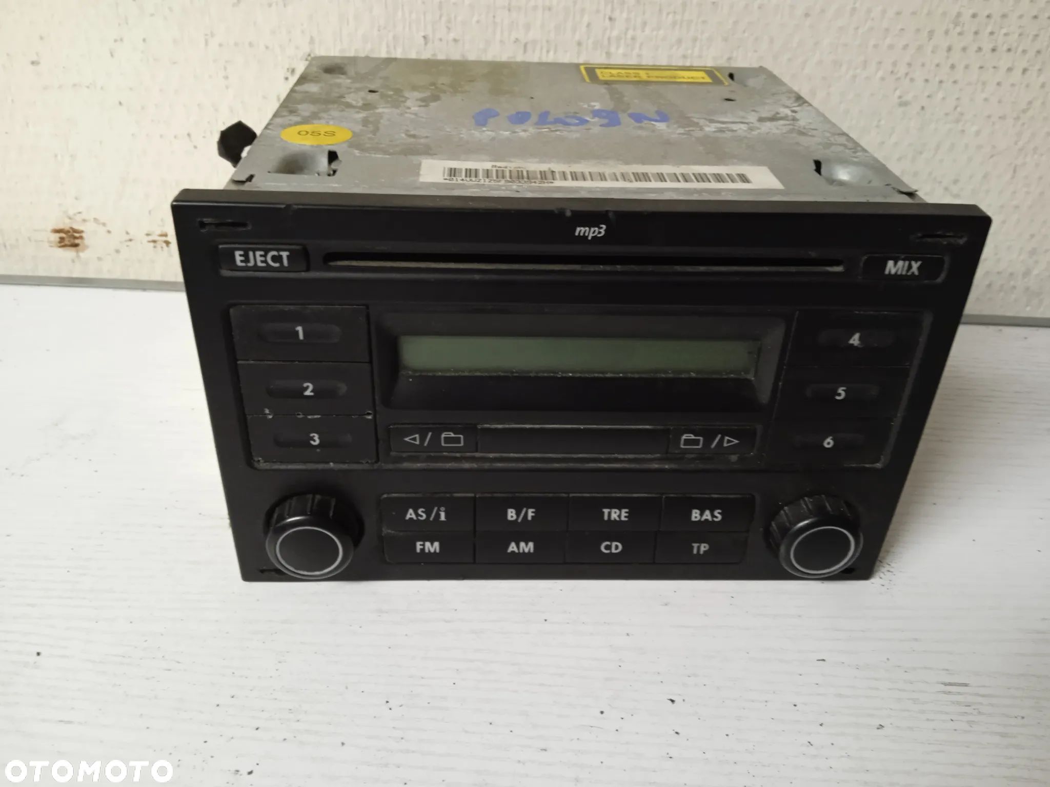 RADIO CD MP3 RCD200 VOLKSWAGEN POLO 6Q0035152A 6Q0035152E - 1