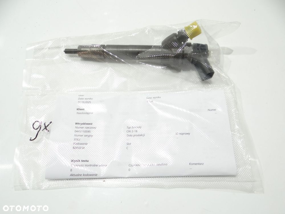 WTRYSKIWACZ BMW F10 F11 2.0 D 0445110595 - 1