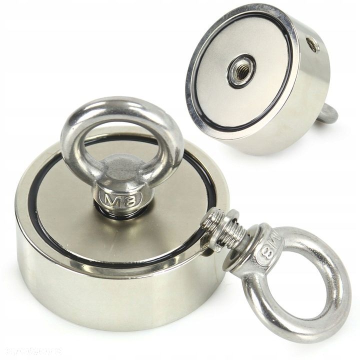 MAGNES NEODYMOWY PODWÓJNY UCHWYT do poszukiwań - 7