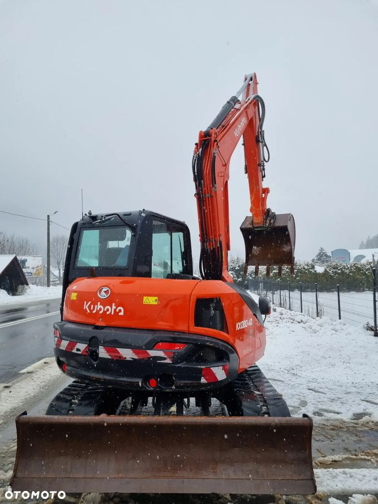 Kubota KX080-4 Koparka Gąsienicowa 8,5 tony długie ramię PLUS. Maszyna jak Nowa z Salonu. Dekra 2026r Dokumenty serwisowe książka! Import Norwegia! Klima. Pompa Tankowania. Ani deka luzów i wycieków! Silnik 4 cyl. 75 km.  Niski Oryginalny Przebieg 3960 mtg. Dodatkowe linie Hydra. Radio Bluetooth! - 9