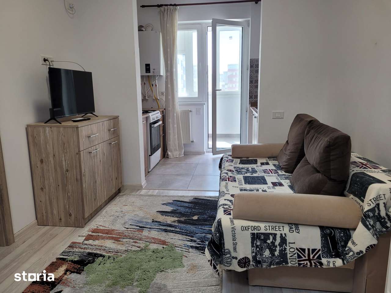 Metrou Berceni-Apartament 2 cam. tip studio-mobilat/utilat-INCHIRIERE — fotografia 1