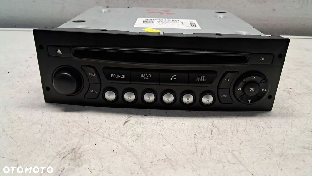 citroen c4 i picasso lift radioodtwarzacz oryginalne radio 98041616xt - 2