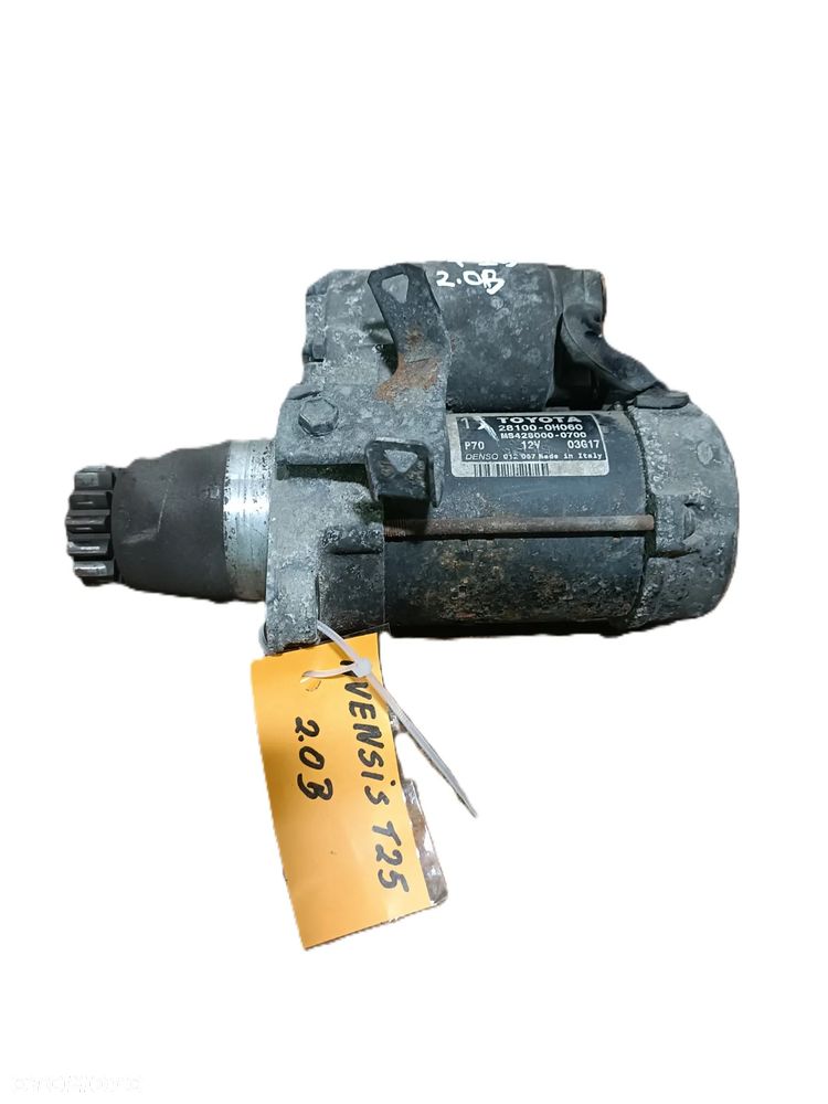 TOYOTA AVENSIS T25 03-09 2,0 B rozrusznik DENSO 28100-0H060 * - 1