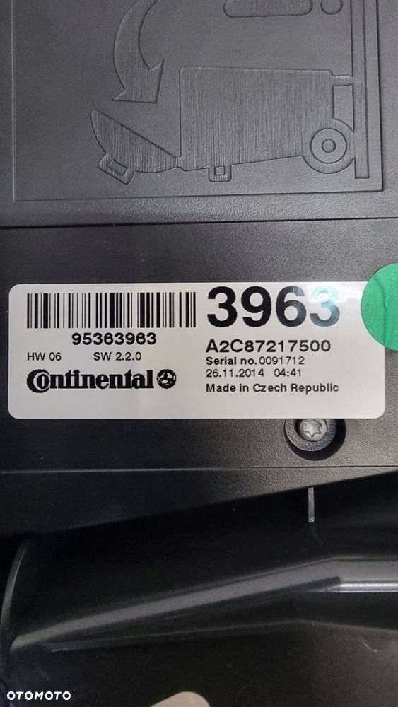 PANEL RADIA OPEL MOKKA 95363963 Panel klimatyzacji 13429880 - 6